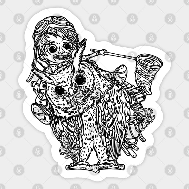 Little Hunters - Inktober 19-28 Sticker by DVerissimo